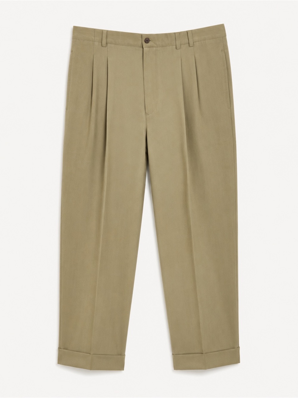 Tommy Bahama 100% Silk Pleated Dress Pants Olive Green Men's 38x28